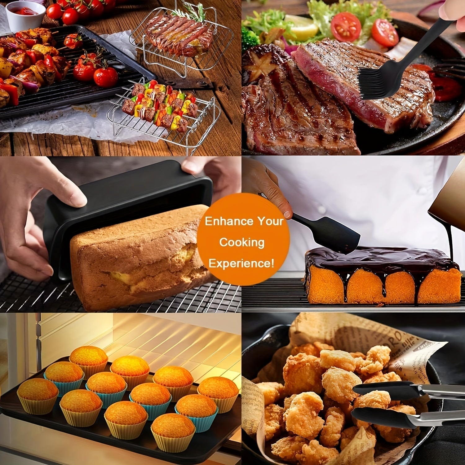 10-Piece Air Fryer Accessory Kit