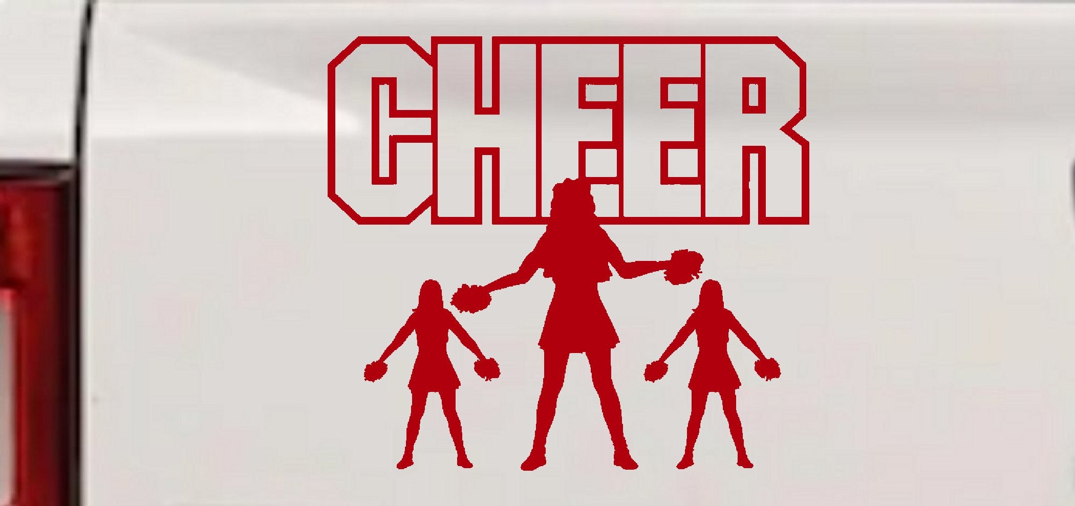 Cheerleader Car Truck Window Vinyl Decal Sticker