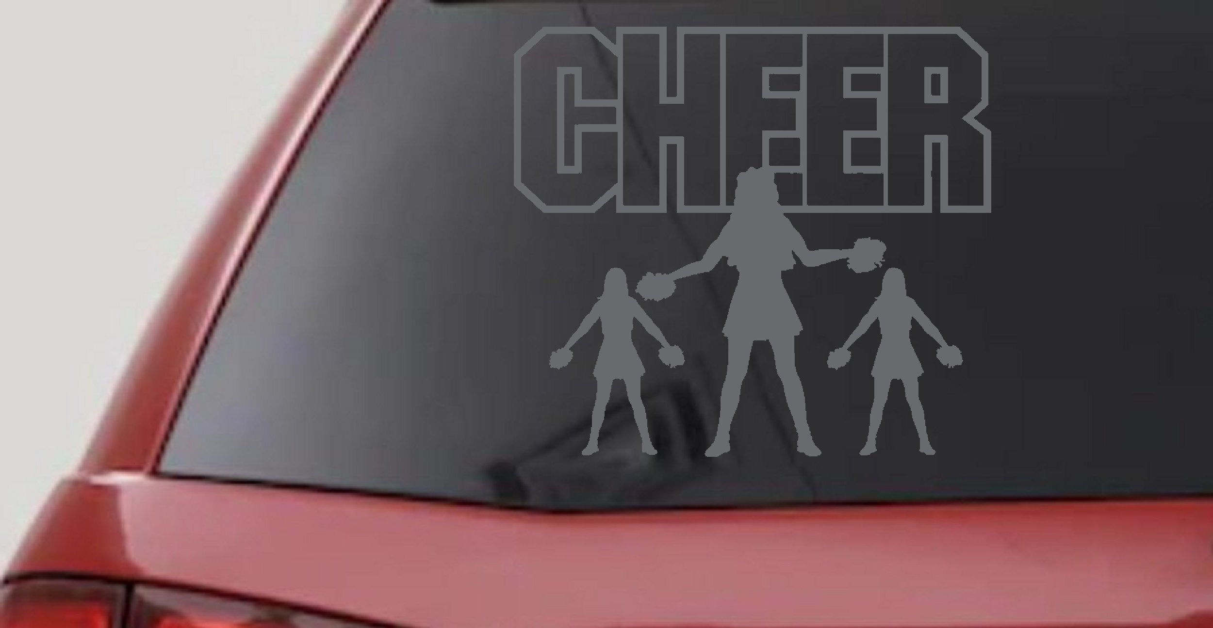 Cheerleader Car Truck Window Vinyl Decal Sticker