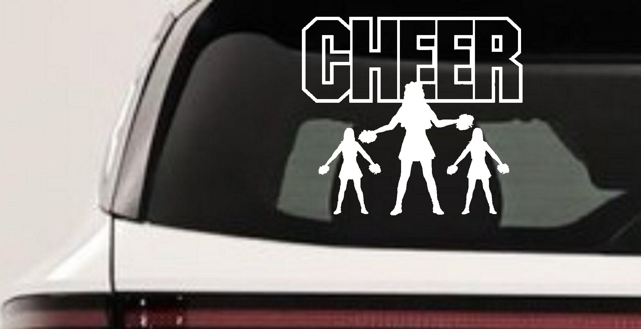Cheerleader Car Truck Window Vinyl Decal Sticker