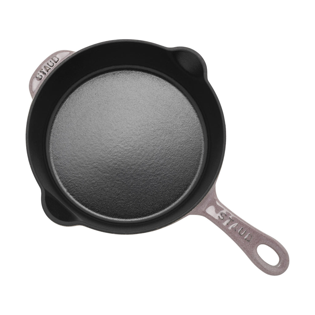 STAUB Pans 22 cm / 8.5 inch Cast Iron Traditional Deep Frypan, Cherry Blossom