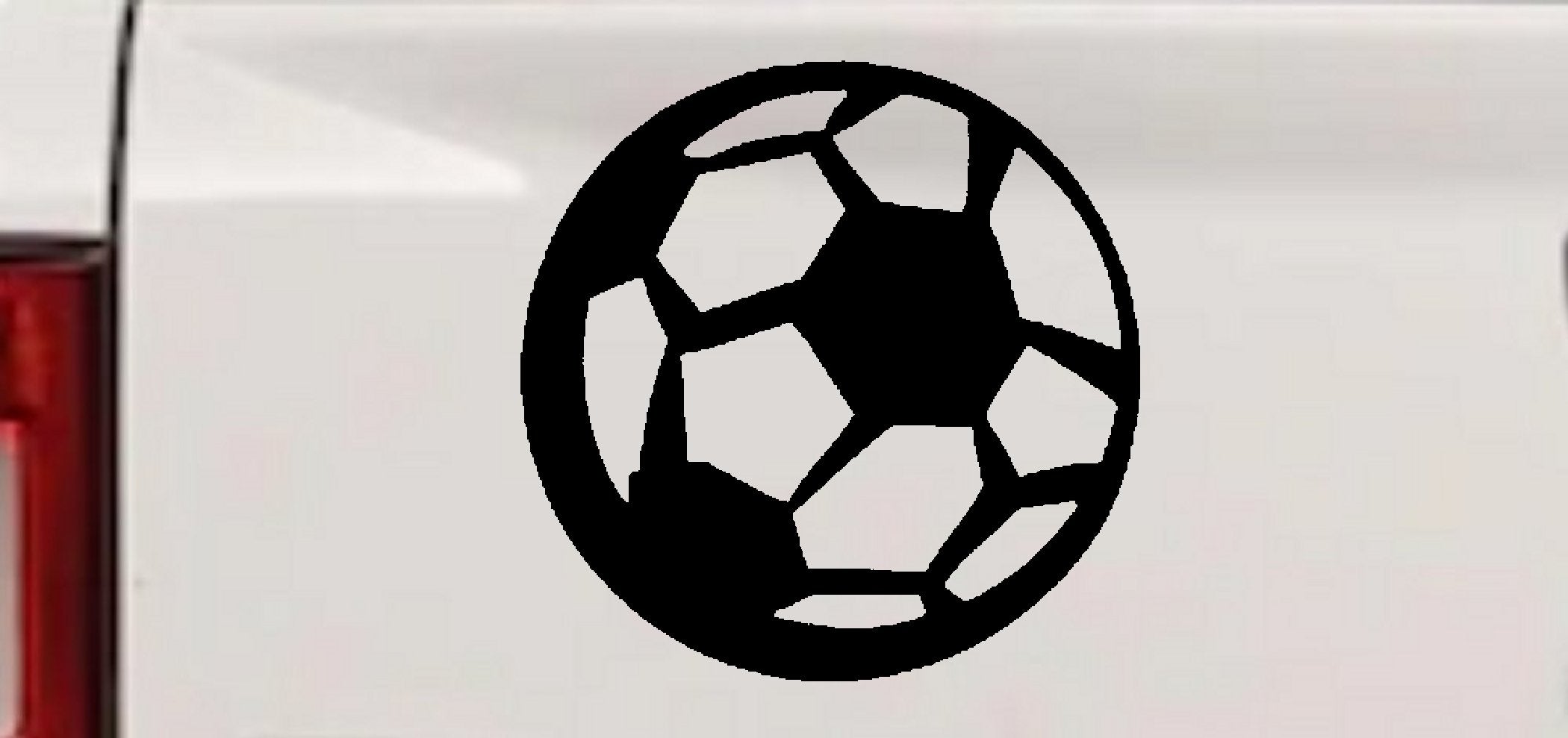 Soccer Ball Vinyl Decal for Car Truck & Window