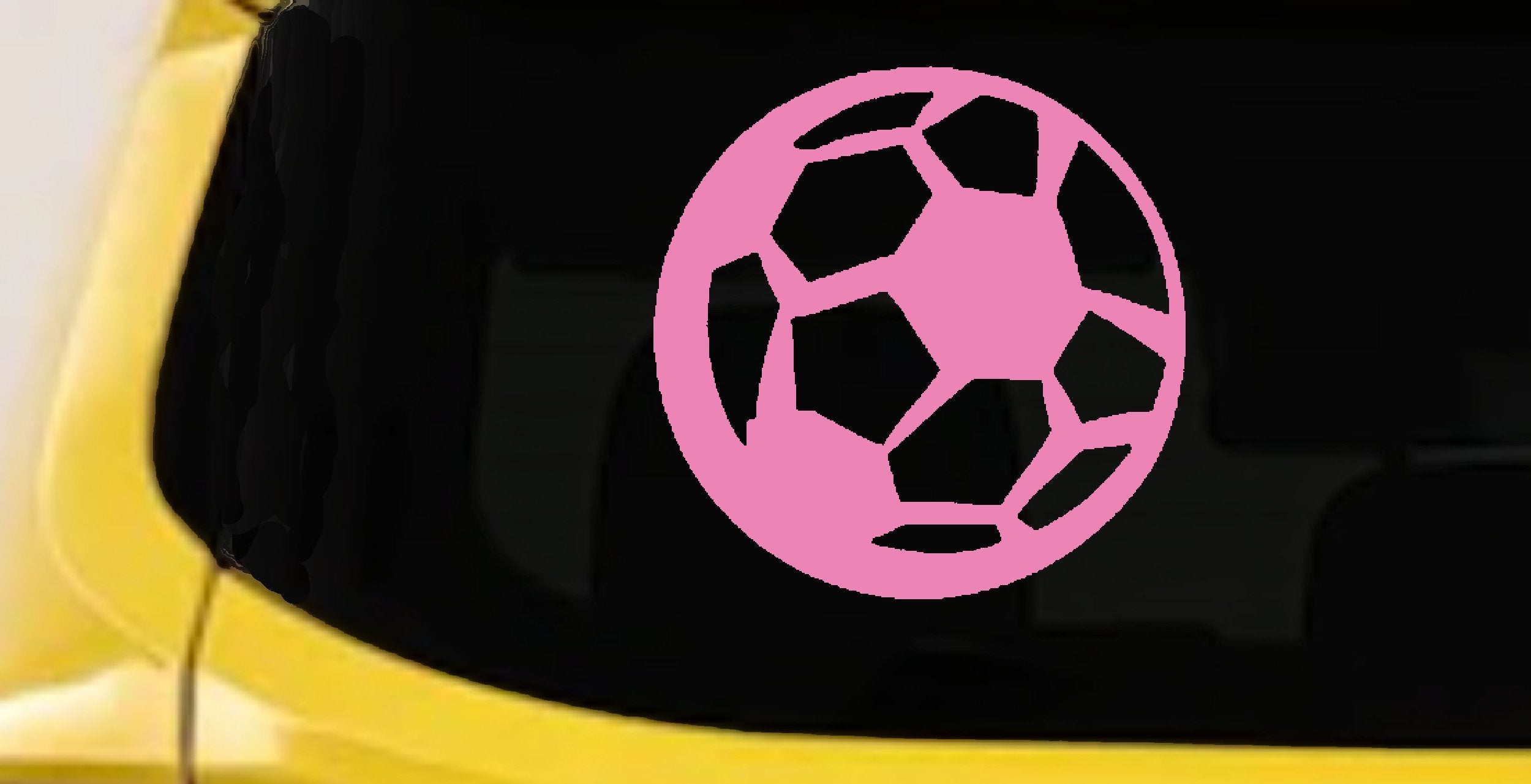 Soccer Ball Vinyl Decal for Car Truck & Window