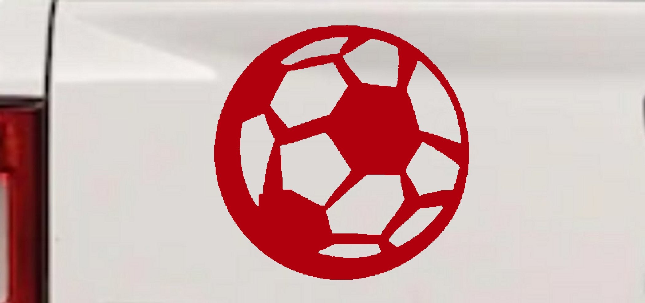 Soccer Ball Vinyl Decal for Car Truck & Window