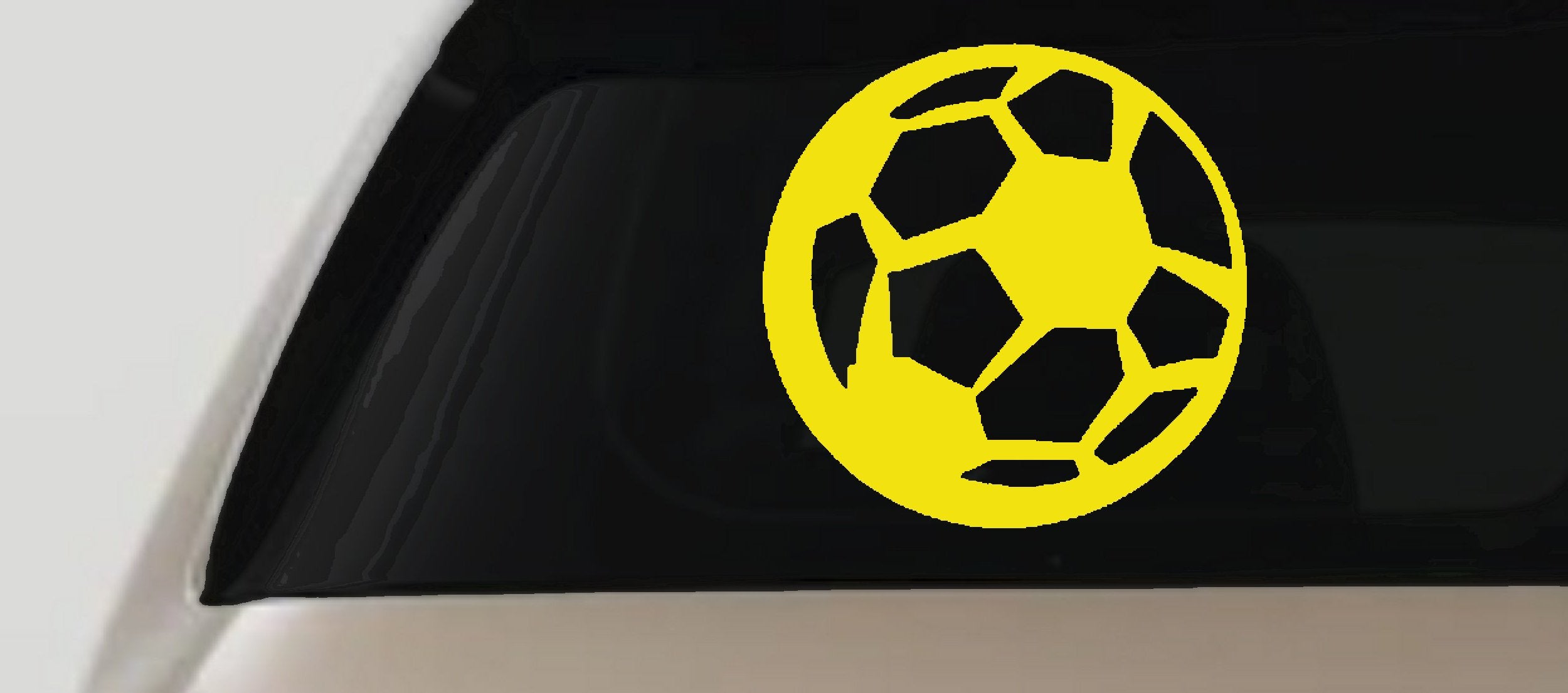 Soccer Ball Vinyl Decal for Car Truck & Window
