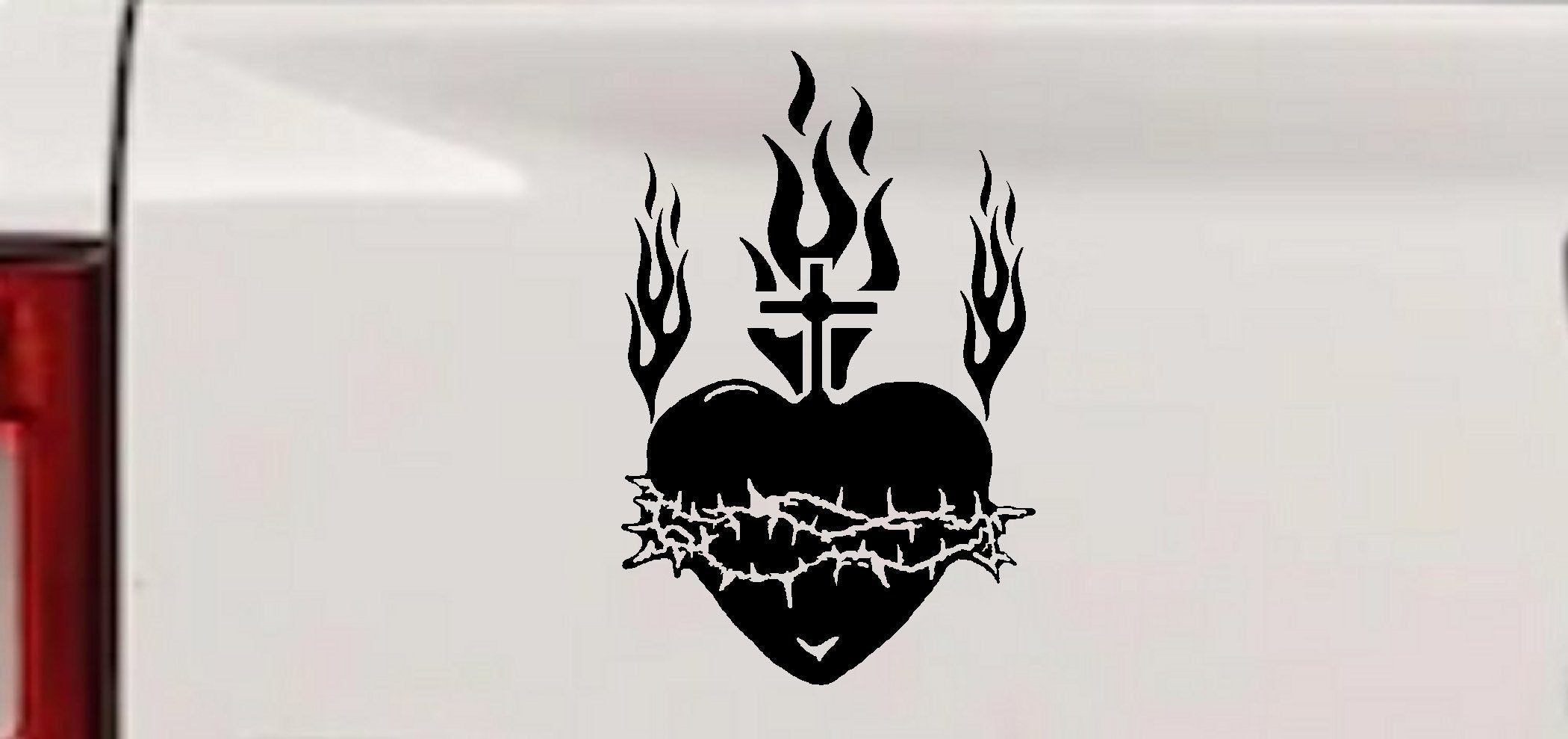 Sacred Heart Christian Car Truck Decal Vinyl Sticker
