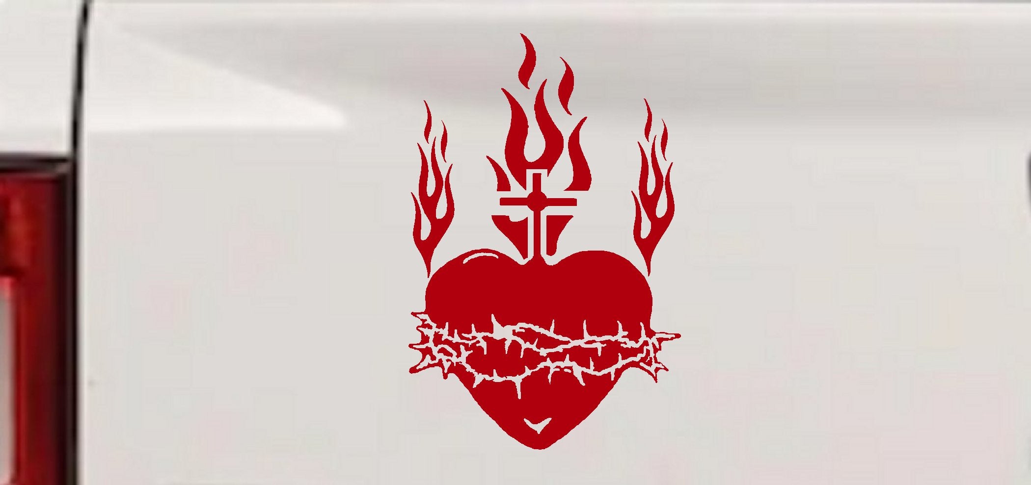 Sacred Heart Christian Car Truck Decal Vinyl Sticker