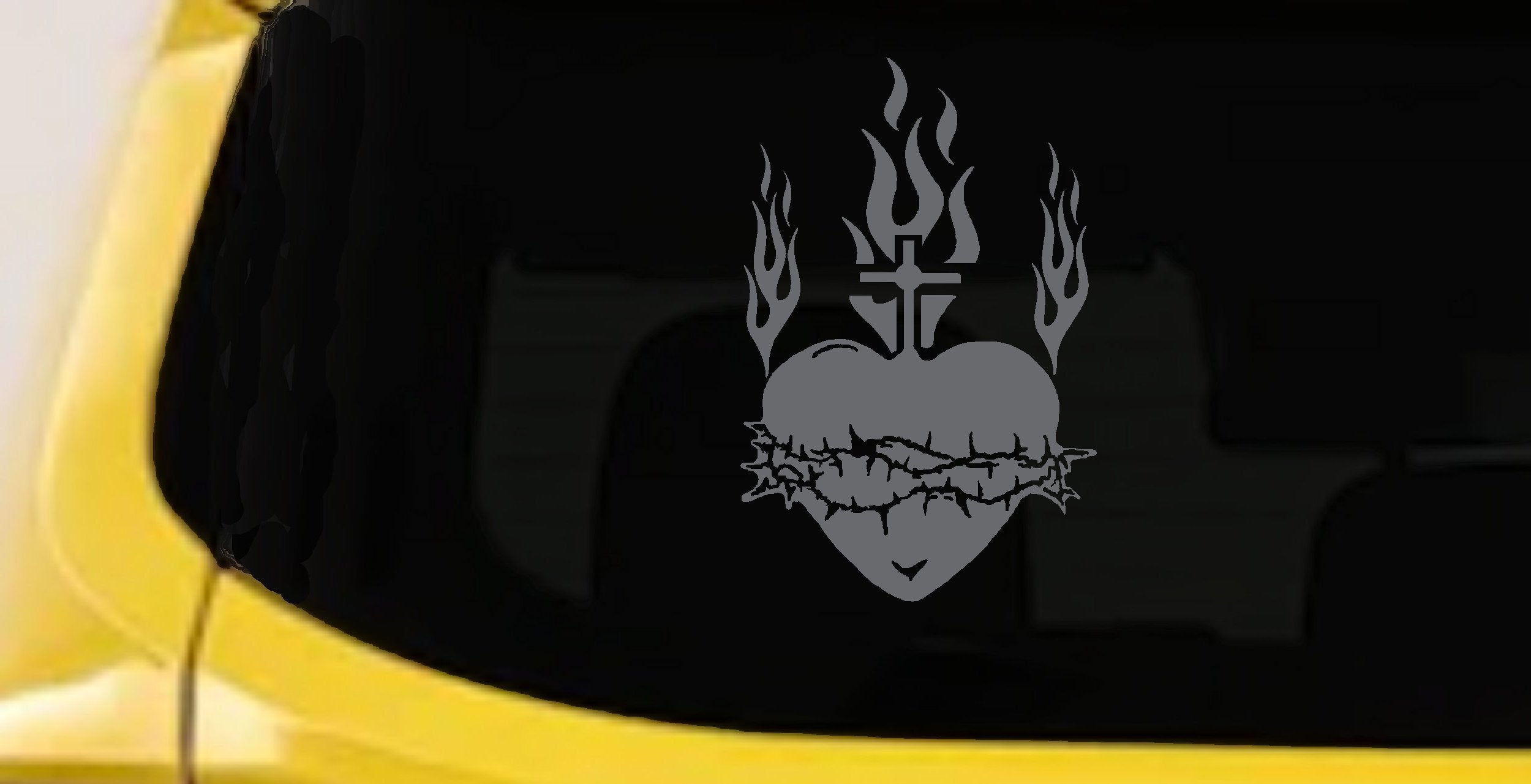 Sacred Heart Christian Car Truck Decal Vinyl Sticker