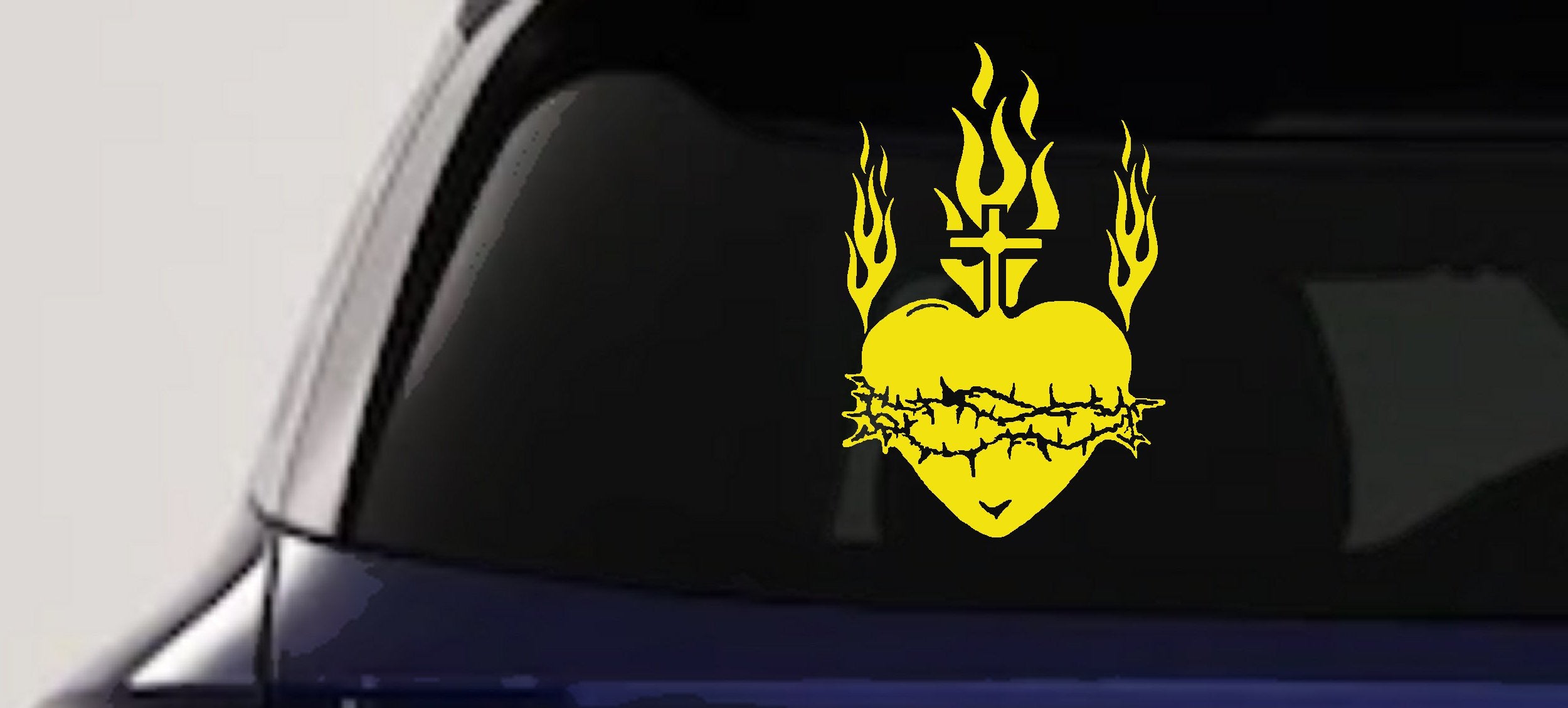 Sacred Heart Christian Car Truck Decal Vinyl Sticker