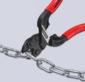 Knipex bolt cutter cobolt s with recess compact bolt cutters cobolt s