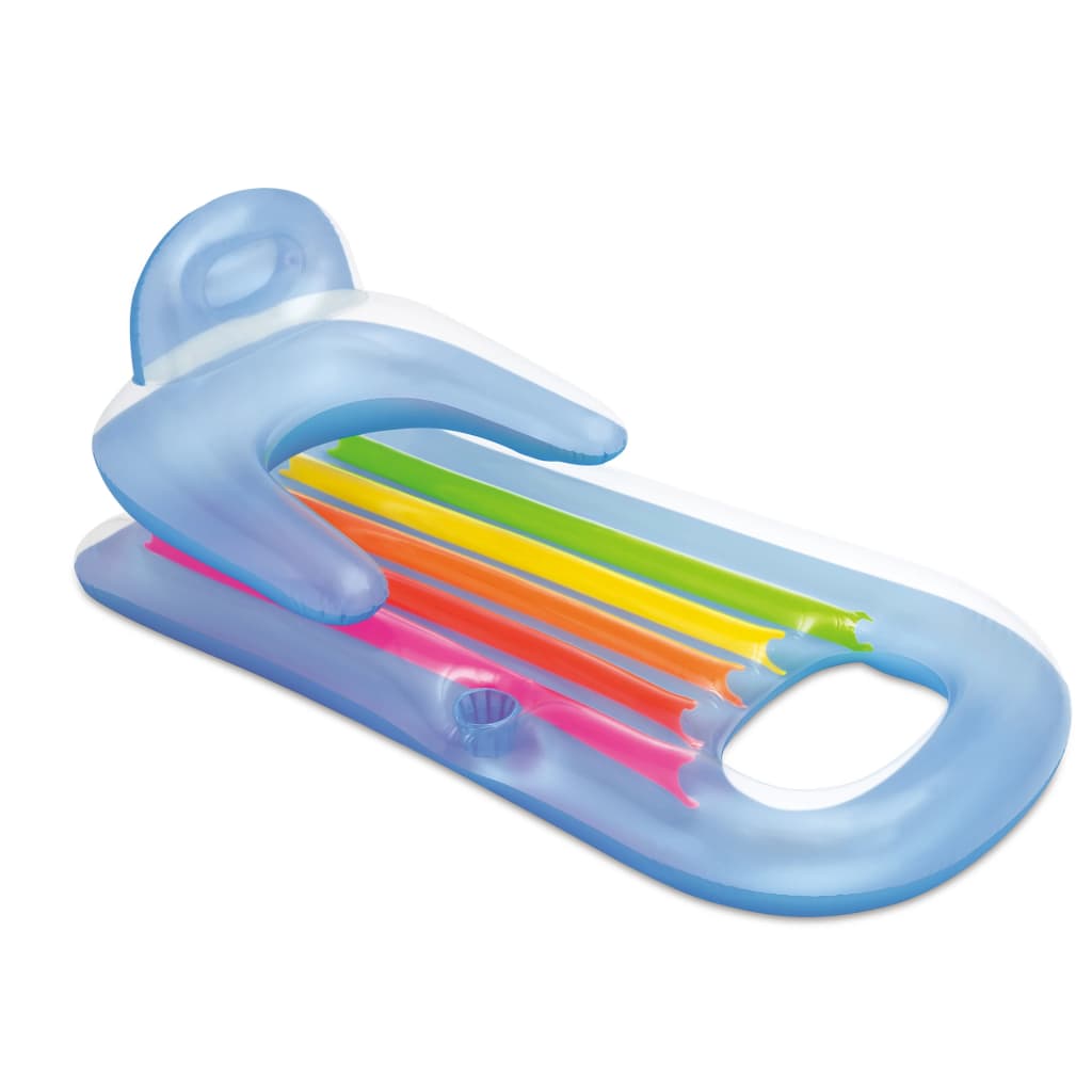 NNEVL Inflatable Pool Lounger 160x85 cm Vinyl