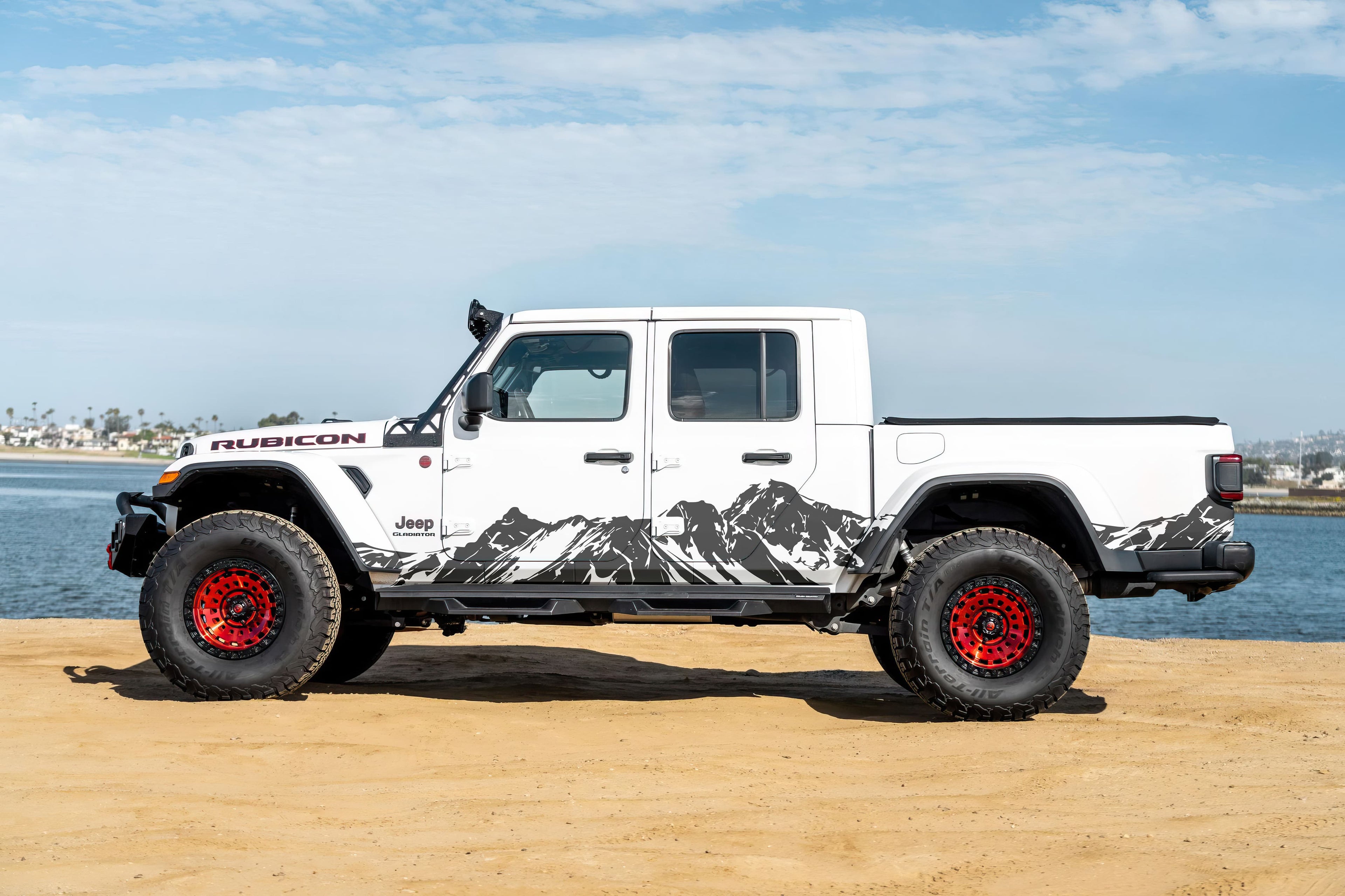 Mountain Truck Graphic Decal. Overland Vinyl Decal. #7085