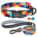 Personalized Pet Id Dog Collar With Customizable Dog Tag
