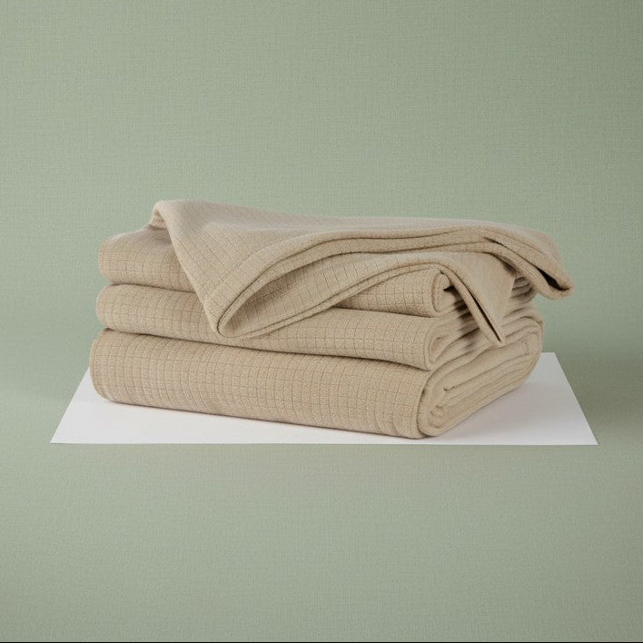 BPS Collection Grid Pattern Fleece Blankets