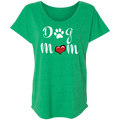 Ladies Dolman Sleeve Dog Mom T-Shirt