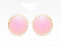 Mighty Metal Vintage Round Sunglasses