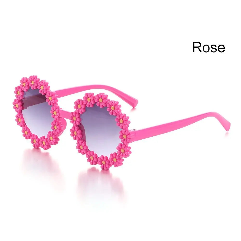 Colored Sunglasses "Flowers"