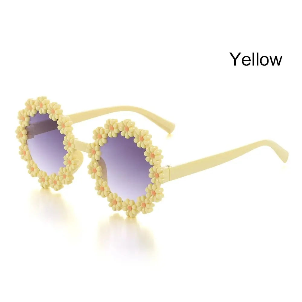 Colored Sunglasses "Flowers"