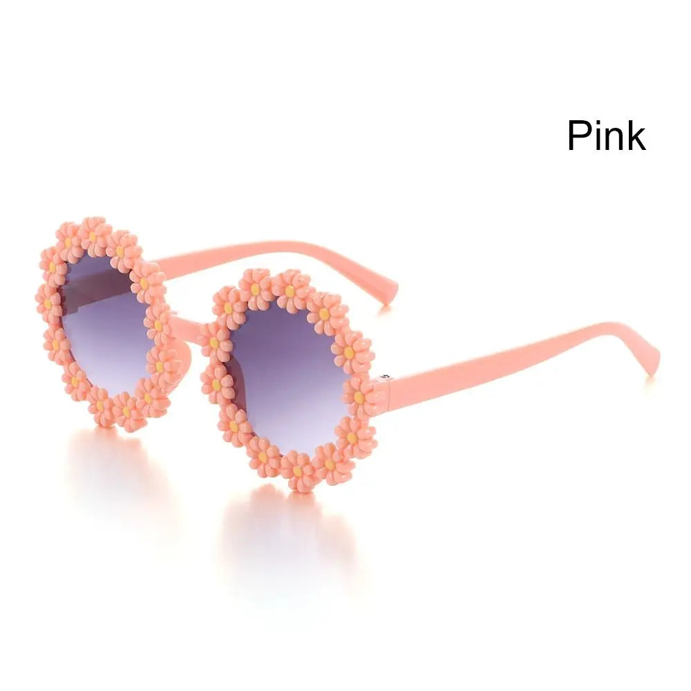 Colored Sunglasses "Flowers"