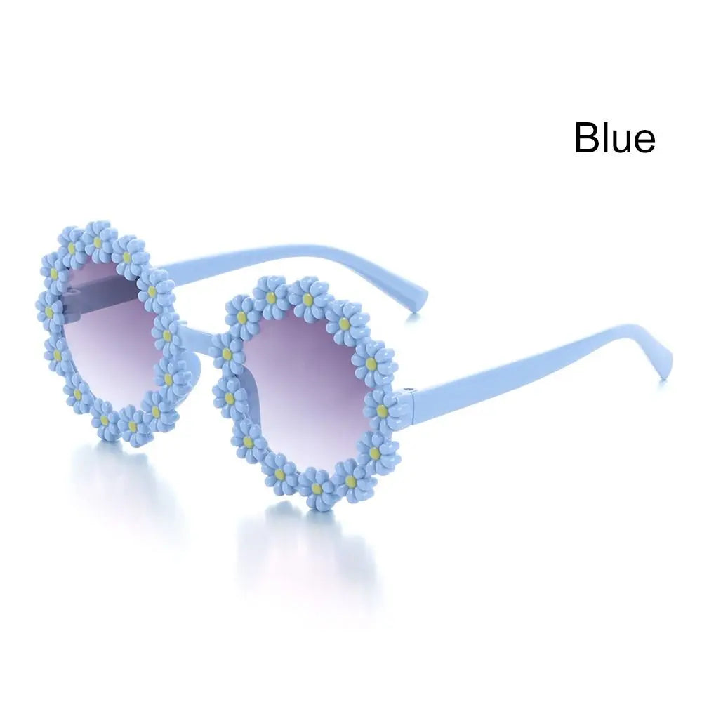 Colored Sunglasses "Flowers"