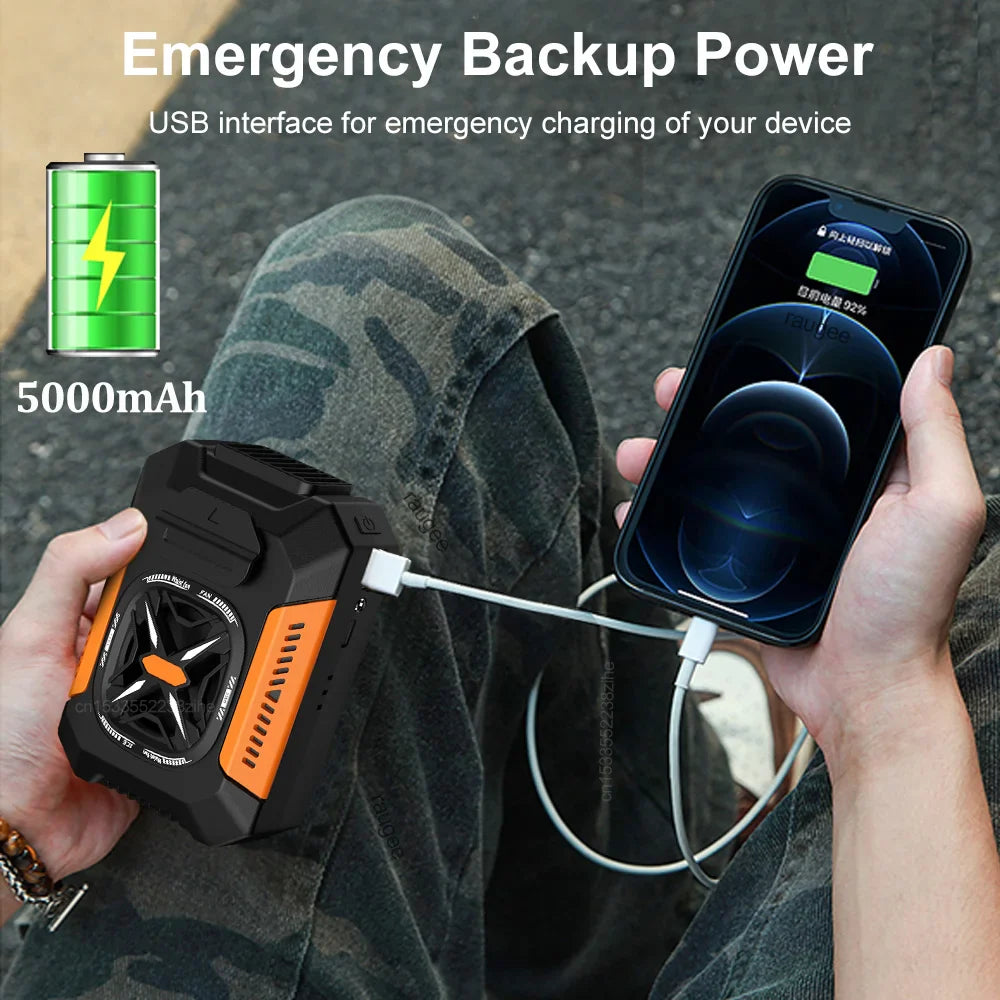 NNEOBA Portable Waist & Neck Cooling Fan