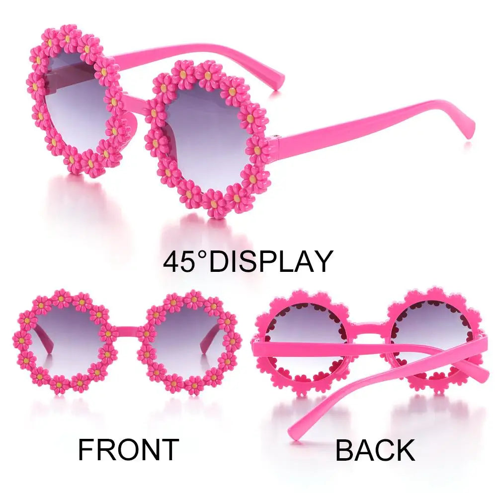 Colored Sunglasses "Flowers"