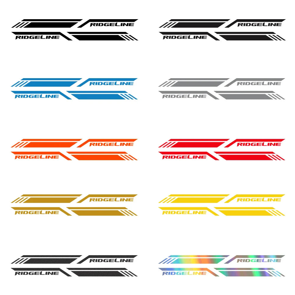 4x4 Trunk Side Stripe Decal for Honda Ridgeline | Vinyl Truck Graphics