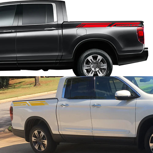 4x4 Trunk Side Stripe Decal for Honda Ridgeline | Vinyl Truck Graphics