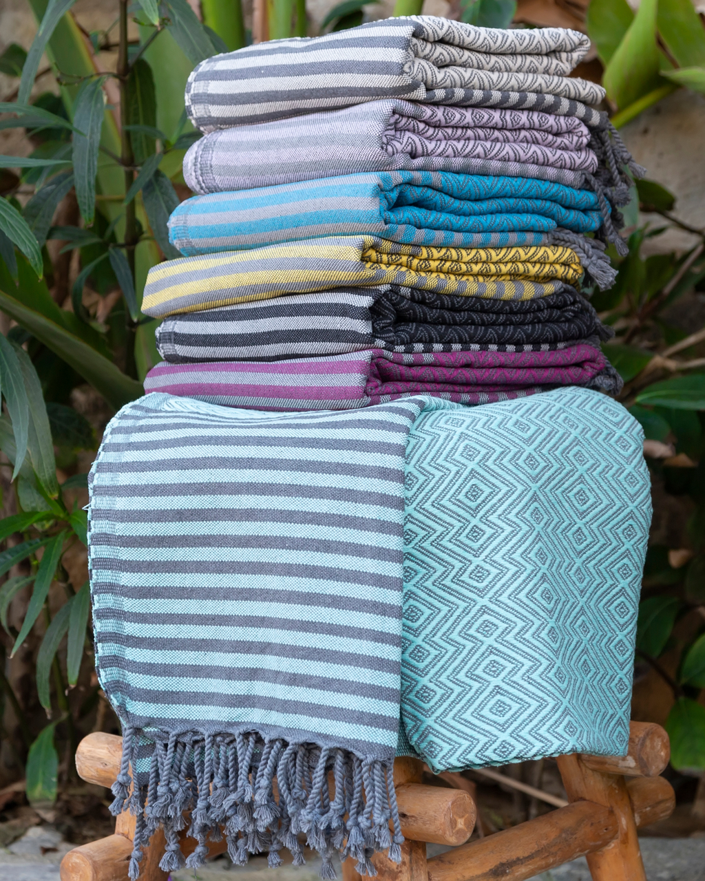 SAHARA Hammam Beach Towel, Spa Sauna Towel - Turquoise
