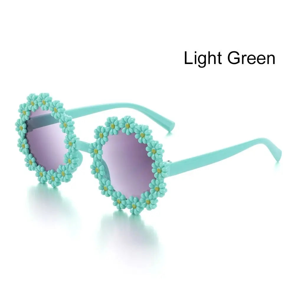 Colored Sunglasses "Flowers"