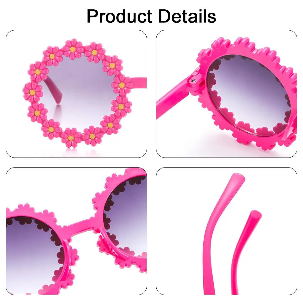 Colored Sunglasses "Flowers"