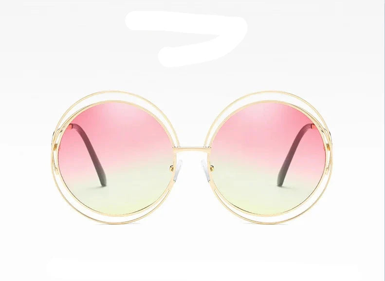 Mighty Metal Vintage Round Sunglasses