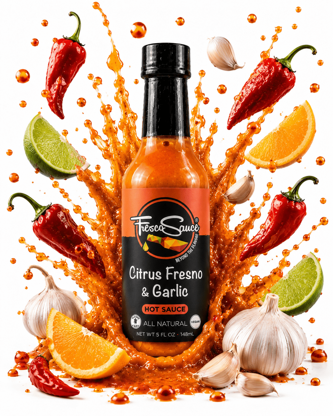 Fabulous Hot Sauce Gift 4 Pack | Includes a Hot Ones Sub Box Featured Sauce