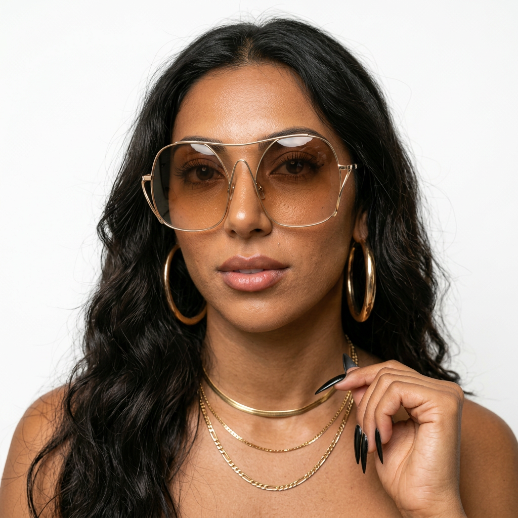 Mighty Metal Vintage Round Sunglasses