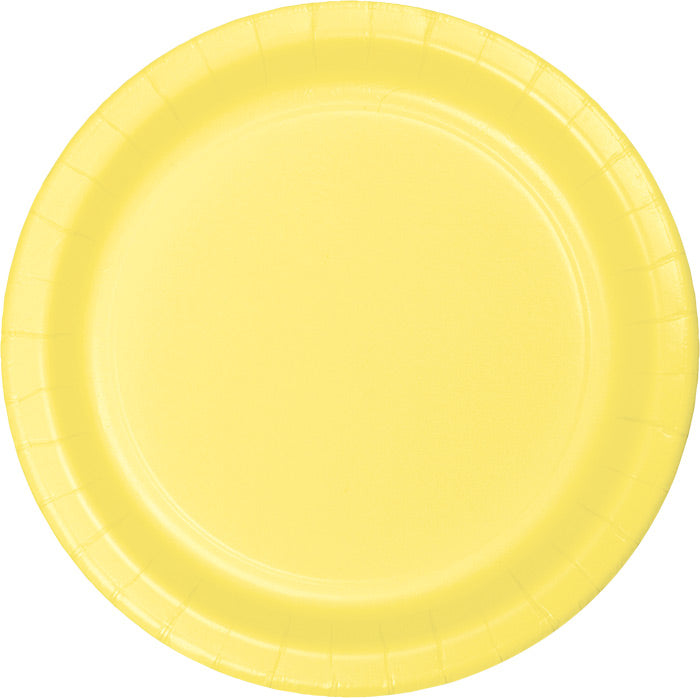 Bulk Mimosa Paper 6.75 inch Dessert Plates (240 per Case)